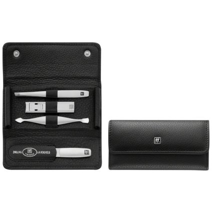 Manicure set BT TWINOX, 4 pcs, black, Zwilling