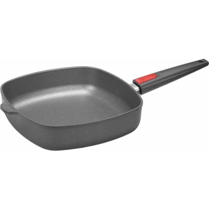 Non-stick pan TITANIUM NOWO 28 x 28 cm, for induction, removable handle, titanium, WOLL