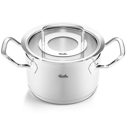 Cooking pot ORIGINAL PROFI 16 cm, silver, stainless steel, Fissler