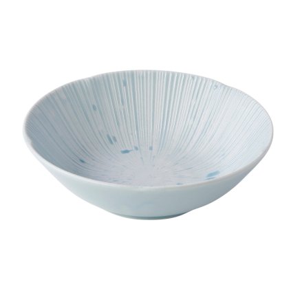 Dining bowl ICE BLUE 200 ml, blue, ceramics, MIJ