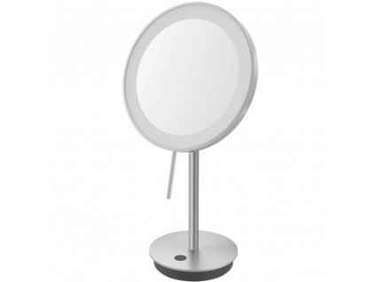 Cosmetic mirror ALONA 20 cm, matt, stainless steel, Zack