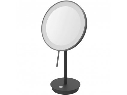 Cosmetic mirror ALONA 20 cm, black, stainless steel, Zack