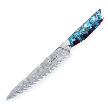Japanese knife RESIN FUTURE 15 cm, blue, Dellinger