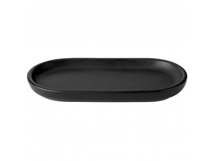 Pocket dump tray FJORD 18 cm, black, stoneware, Stelton