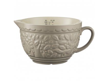 Measuring cup IN THE FOREST 1 l, beige, stoneware, Mason Cash