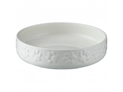 Cat bowl PETWARE 13 cm, white, stoneware, Mason Cash
