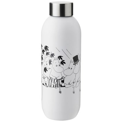 Thermos flask TO GO CLICK MOOMIN 750 ml, soft white, Stelton