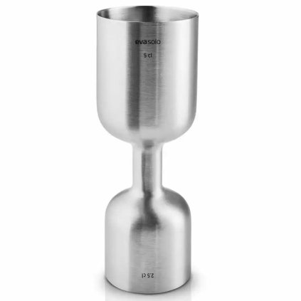 Bar measuring cup LIQUID LOUNGE 25/50 ml, silver, stainless steel, Eva Solo