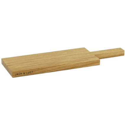 Cutting and serving board PURE 43 x 13,5 cm, oak wood, Jack & Lucy