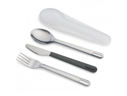 Dining cutlery set GOEAT 81126, travel, set of 3 pcs, nerezová ocel, Joseph Joseph