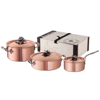 Cookware set OPUS CUPRA, set of 6 pcs, copper, Ruffoni