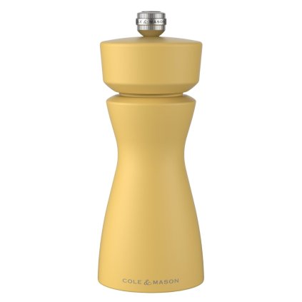 219593 mlynek na sul nebo pepr kenton 15 cm zluta drevo cole mason