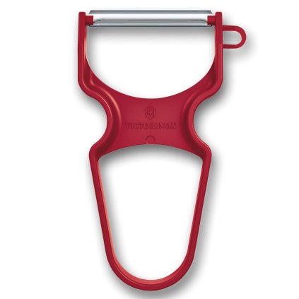 219719 skrabka na zeleninu rapid 11 cm rovne ostri cervena plast victorinox