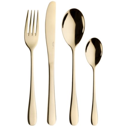 220820 sada priboru princess sun sada 24 ks zlata pintinox