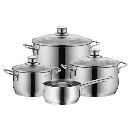 223143 sada hrncu diadem plus sada 4 ks stribrna nerezova ocel wmf