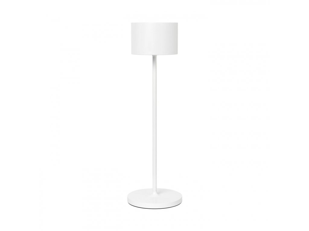 Portable table lamp FAROL 33 cm, LED, white, Blomus