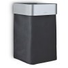 Towel basket NEXIO, wall-mounted, anthracite, matt steel, Blomus