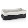 Storage basket ARA L 23 cm, double-sided, sand/anthracite, Blomus
