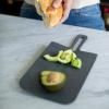 Cutting board SNAP S, foldable, ash grey, plastic, Koziol