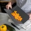 Cutting board SNAP L, folding, ash grey, plastic, Koziol