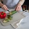 Cutting board SNAP L, foldable, desert sand, plastic, Koziol