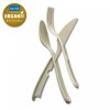 Travel cutlery set KLIKK, set of 3 pcs, natural desert sand, Koziol