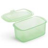 Food storage container REUSE AND REDUCE 1 l, green, silicone, Lékué