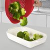 Colander DUO 20160, red, plastic, Joseph Joseph