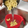 Colander DUO 20160, red, plastic, Joseph Joseph
