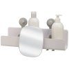 Shower shelf EASYSTORE 70548, with a mirror, white, Joseph Joseph