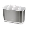 Toothbrush cup EASYSTORE 70531, silver, Joseph Joseph