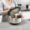 Kitchen bowl set NEST PREP&STORE 95025, 4 pcs, with lids, stainless steel, Joseph Joseph