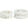 Storage can HAMMERSHOI CHRISTMAS, set of 2 pcs, white, Kähler