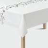 Christmas tablecloth HAMMERSHOI 150 x 270 cm, white, cotton, Kähler