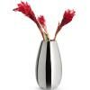 Vase ANAIS, 30 cm, silver, polished metal Philippi