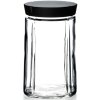 Kitchen storage jar GRAND CRU 1 l, black, Rosendahl