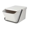 Waste bin SORT & GO 20 l, stackable, light grey, Brabantia 