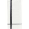 Paper napkins STRIPE, set of 12 pcs, white/grey, Nicolas Vahé