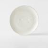 Dinner plate WHITE SPIRAL 29,5 cm, white, MIJ