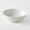 Dining bowl WHITE SPIRAL 21,5 cm, 900 ml, MIJ