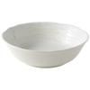 Dining bowl WHITE SPIRAL 21,5 cm, 900 ml, MIJ