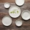 Dinner plate WHITE SPIRAL 24.5 cm, white, MIJ