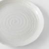 Dinner plate WHITE SPIRAL 24.5 cm, white, MIJ
