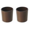 Mug CARACTERE 220 ml, set of 2 pcs, chocolate, REVOL