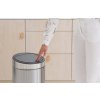 Touch top bin TOUCH BIN NEW 30 l, matt black with matt lid, Brabantia 