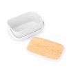Bread bin, with cutting board, light grey, Brabantia