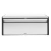 Bread bin FALL FRONT, fingerprint resistant, matt steel, Brabantia