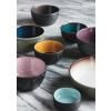 Serving bowl 14 cm, black/purple, Bitz
