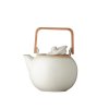 Teapot 1,2 l, cream, wooden handle, Bitz