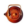 Tea infuser teapot 1,2 l, amber, oak handle, Bitz